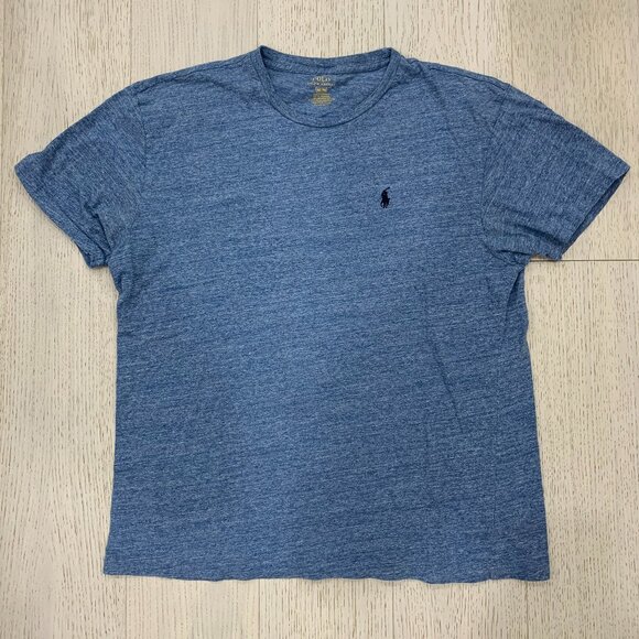 Ralph Lauren Blue Washed w/ Navy Pony T Shirt - Size M - Picture 1 of 3